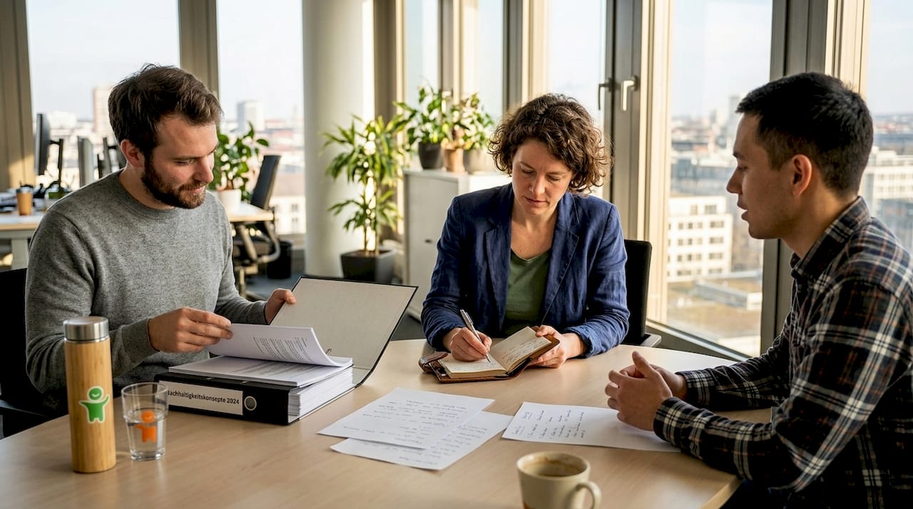 Unser Team organisiert umweltfreundliche Veranstaltungen direkt im Büro.