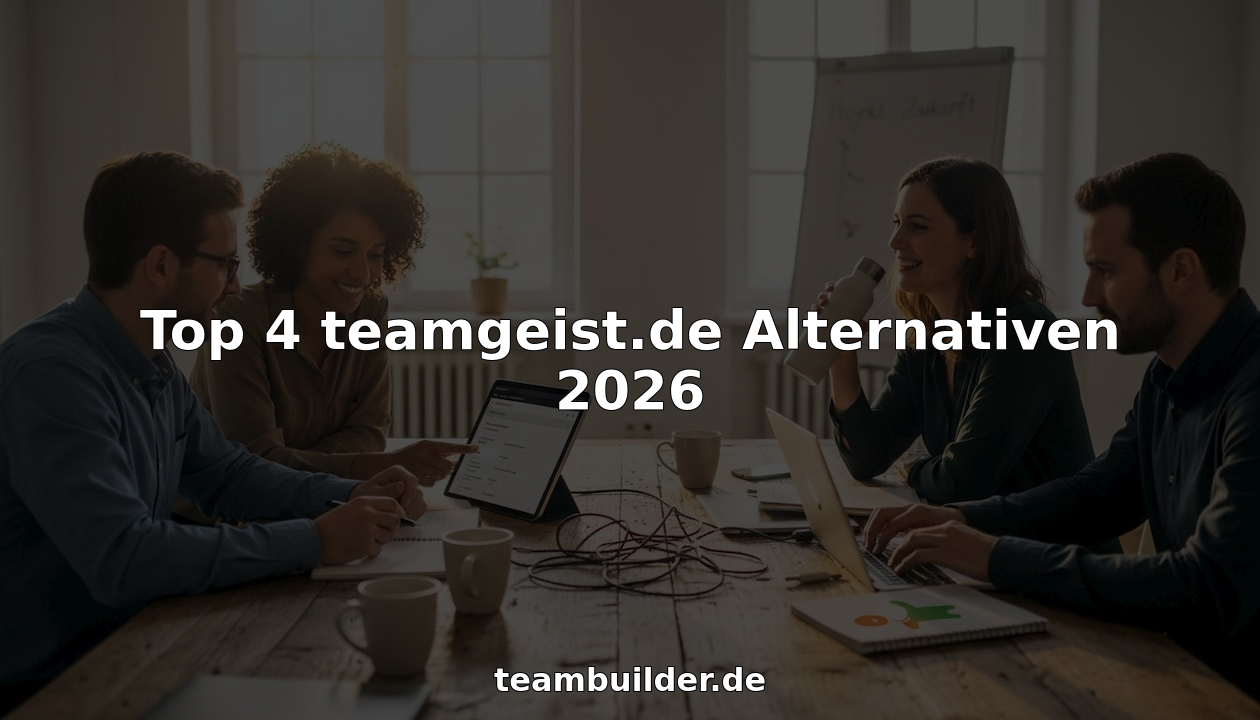 Ein motiviertes Team arbeitet gemeinsam in einem lichtdurchfluteten, offenen Büro und tauscht sich kreativ aus.